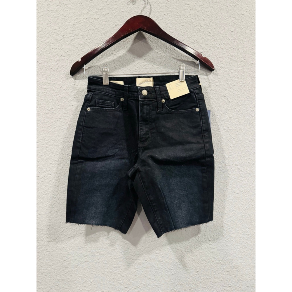 Universal Thread Black High-Rise Bermuda Shorts | Size 0